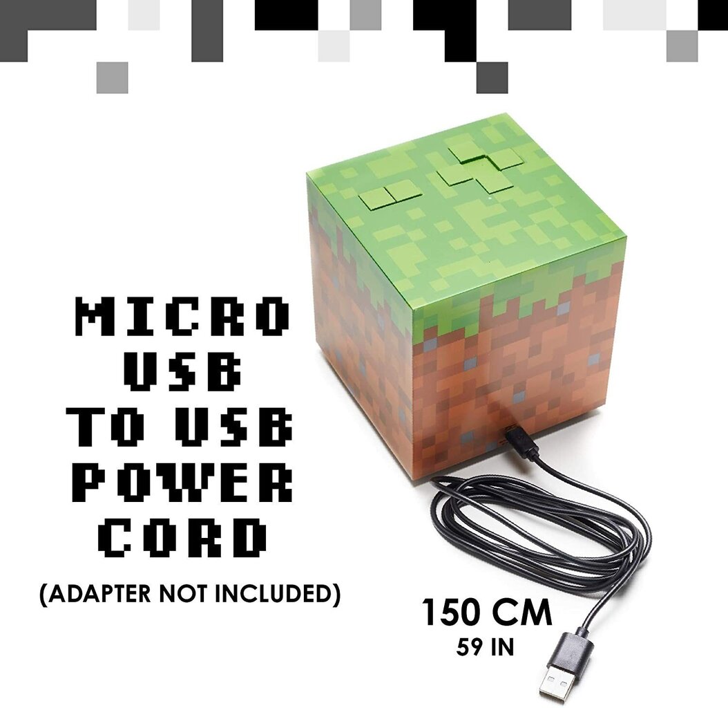 Minecraft Alarm Clock with Mood Light hinta ja tiedot | Pelien oheistuotteet | hobbyhall.fi