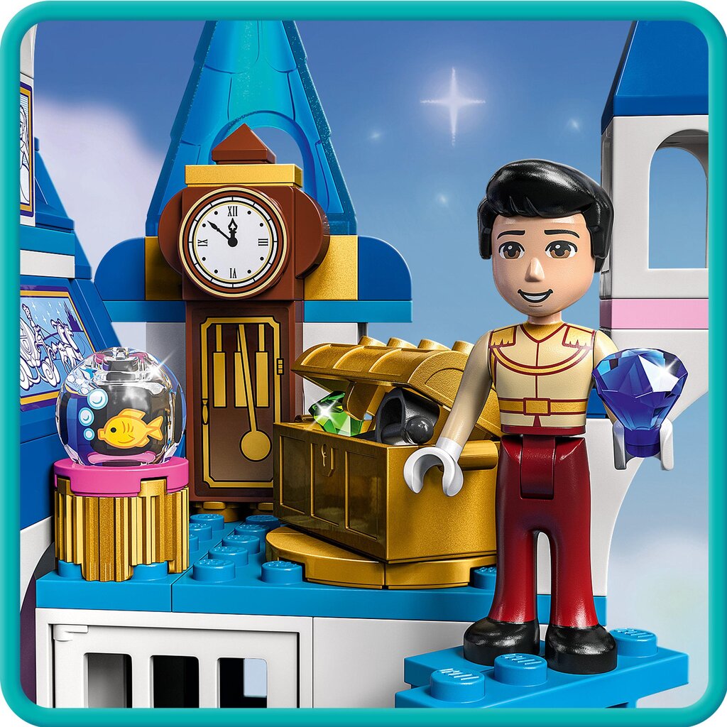 43206 LEGO® Disney Princess™ Tuhkimon ja prinssi Uljaan linna hinta |  