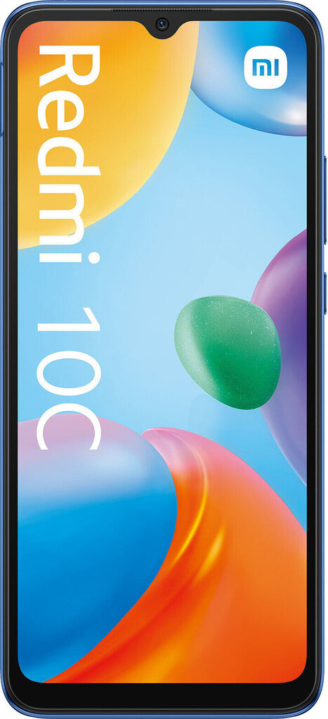 Xiaomi Redmi 10C Dual SIM 4/128GB,MZB0B2OEU Ocean Blue hinta ja tiedot | Matkapuhelimet | hobbyhall.fi