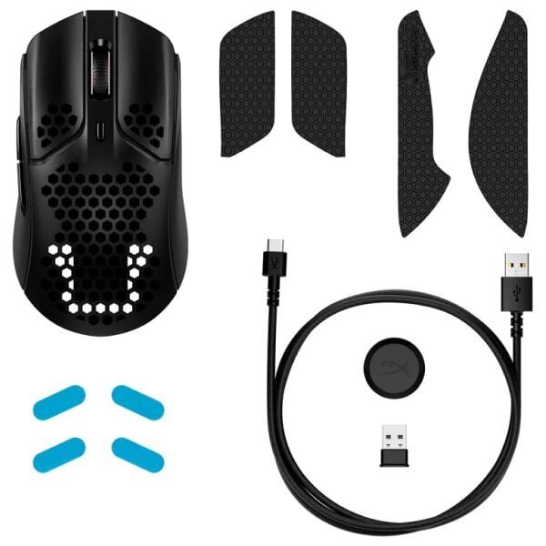 HyperX Pulsefire Haste Wireless, musta - 4P5D7AA hinta ja tiedot | Hiiret | hobbyhall.fi