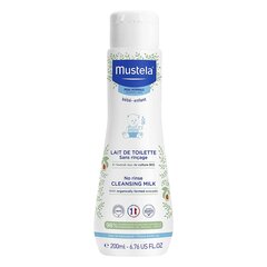 Mustela Bébé No Rinse Cleansing Milk vartaloemulsio lapsille 200 ml hinta ja tiedot | Lasten ja äitiysajan kosmetiikka | hobbyhall.fi