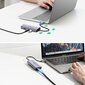 Ugreen monitoimisovitin HUB USB Type C - 3 x USB / Ethernet RJ-45 / micro USB harmaa (CM252) hinta ja tiedot | Adapterit | hobbyhall.fi