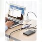 Ugreen monitoiminen sovitin HUB USB tyyppi C - 3 x USB/Ethernet RJ-45/USB tyyppi C PD harmaa (CM475) hinta ja tiedot | Adapterit | hobbyhall.fi