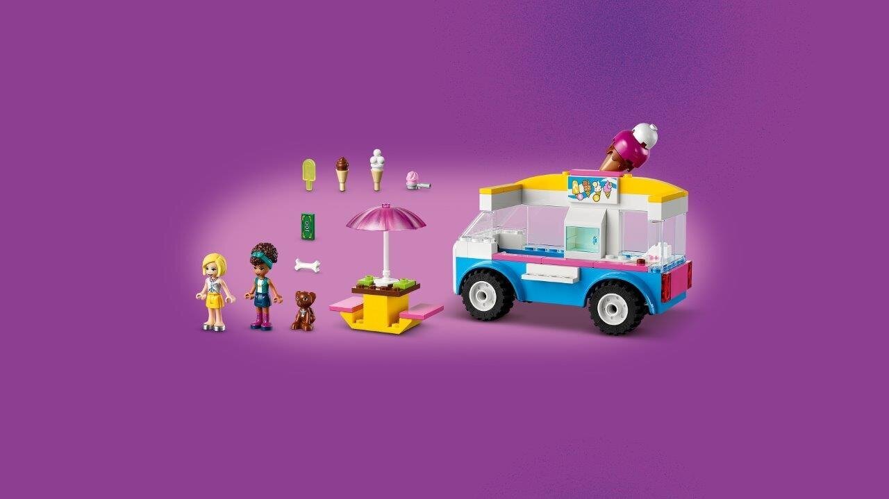 41715 LEGO® Friends Jäätelöauto hinta ja tiedot | LEGOT ja rakennuslelut | hobbyhall.fi