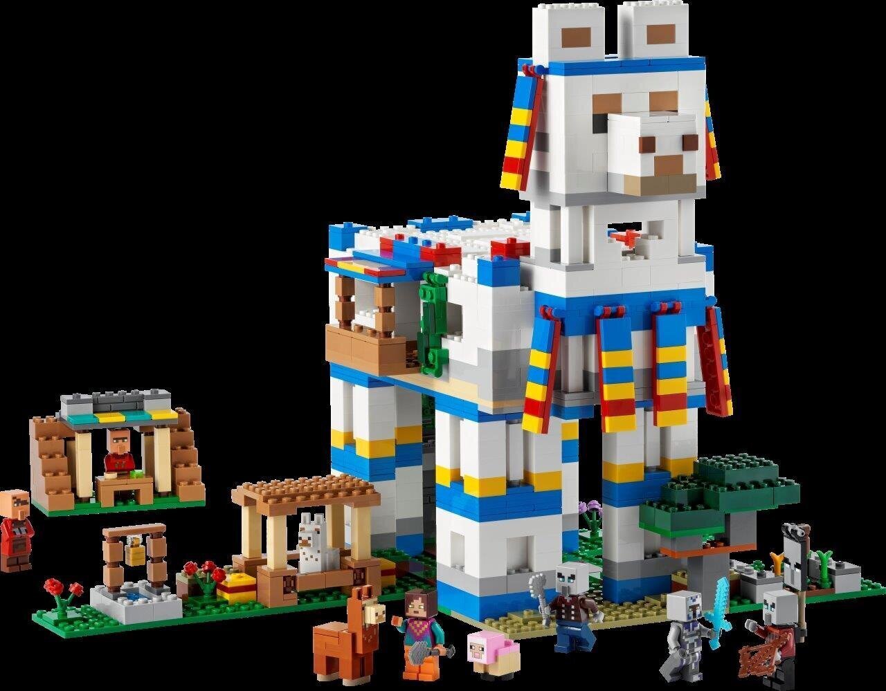 21188 LEGO® Minecraft Laamakylä hinta ja tiedot | LEGOT ja rakennuslelut | hobbyhall.fi