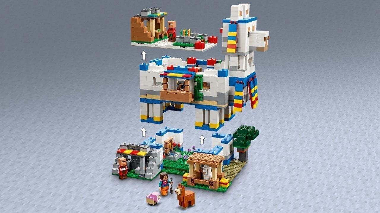 21188 LEGO® Minecraft Laamakylä hinta ja tiedot | LEGOT ja rakennuslelut | hobbyhall.fi