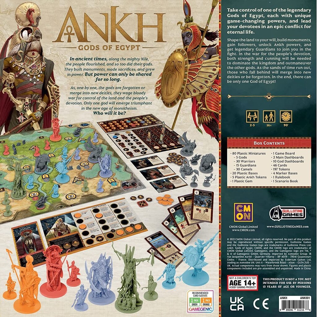 Ankh: Gods of Egypt (UK) -lautapeli hinta ja tiedot | Lautapelit ja älypelit | hobbyhall.fi