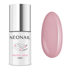 Neonail Revital Base Fiber Blinking Cover Pink geelilakka, 7,2 ml hinta ja tiedot | Kynsilakat ja kynsienhoitotuotteet | hobbyhall.fi