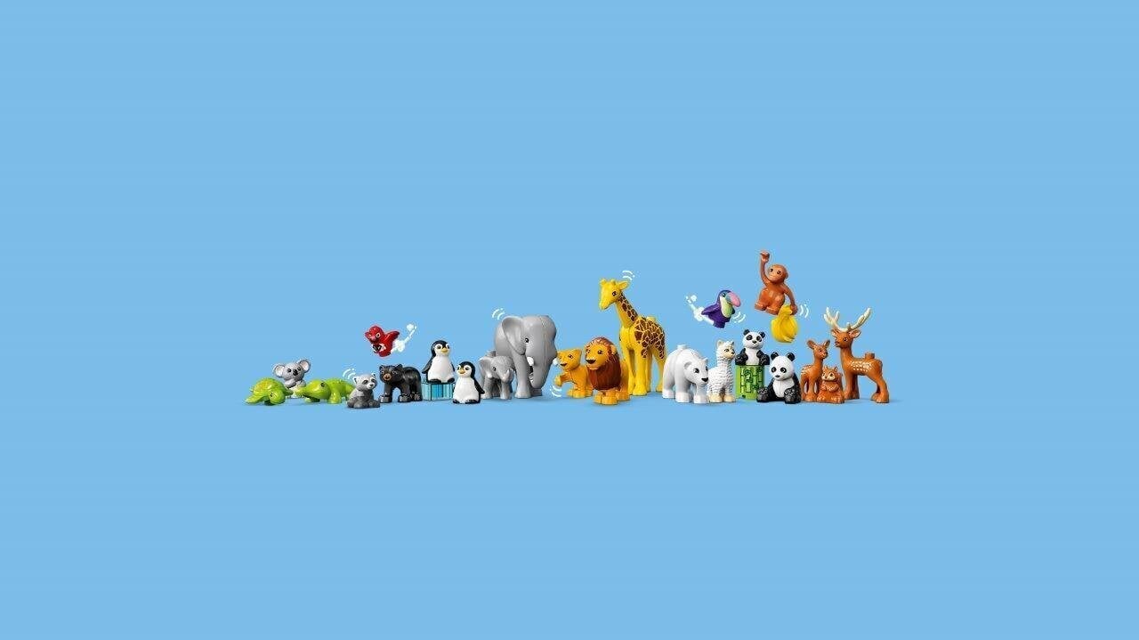 10975 LEGO® DUPLO Maailman villieläimet hinta ja tiedot | LEGOT ja rakennuslelut | hobbyhall.fi