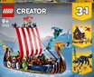 31132 LEGO® Creator Viikinkilaiva ja Midgard käärme hinta ja tiedot | LEGOT ja rakennuslelut | hobbyhall.fi
