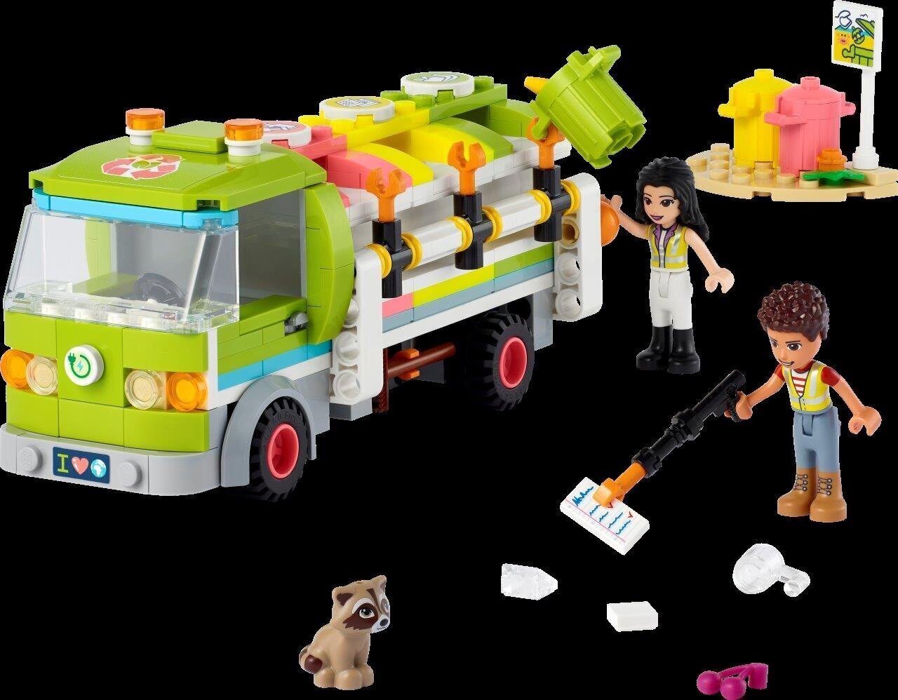 41712 LEGO® Friends Kierrätyskuorma-auto hinta ja tiedot | LEGOT ja rakennuslelut | hobbyhall.fi