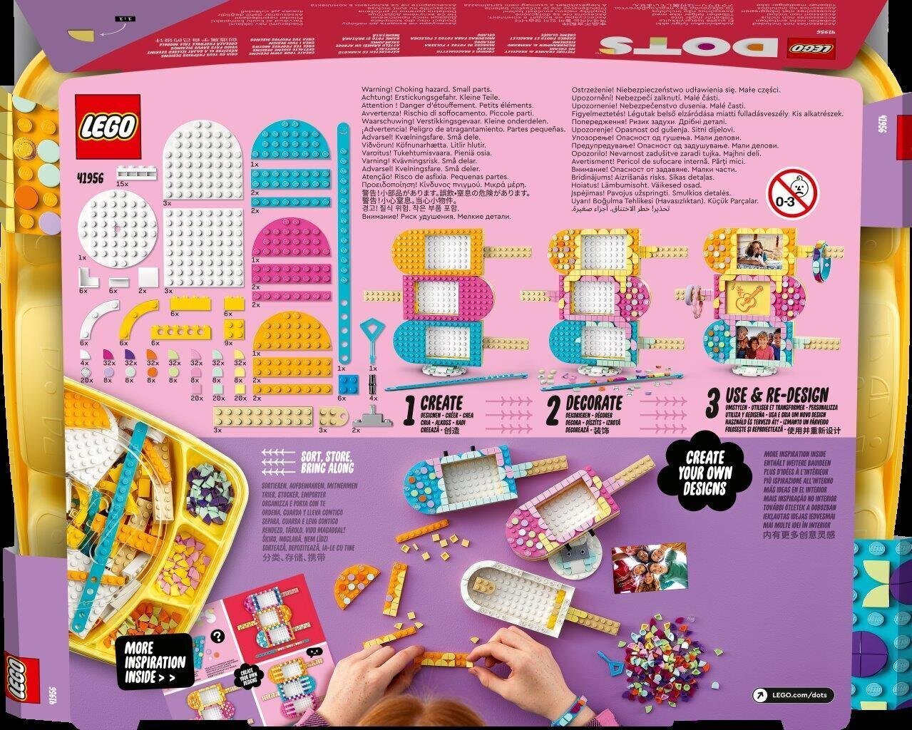 41956 LEGO® DOTS Jäätelökehykset ja rannekoru hinta ja tiedot | LEGOT ja rakennuslelut | hobbyhall.fi