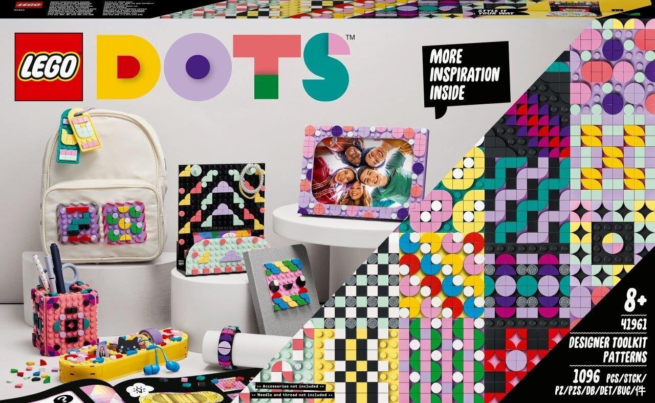 41961 LEGO® DOTS Suunnittelijan pakkaus - Kuviot hinta ja tiedot | LEGOT ja rakennuslelut | hobbyhall.fi