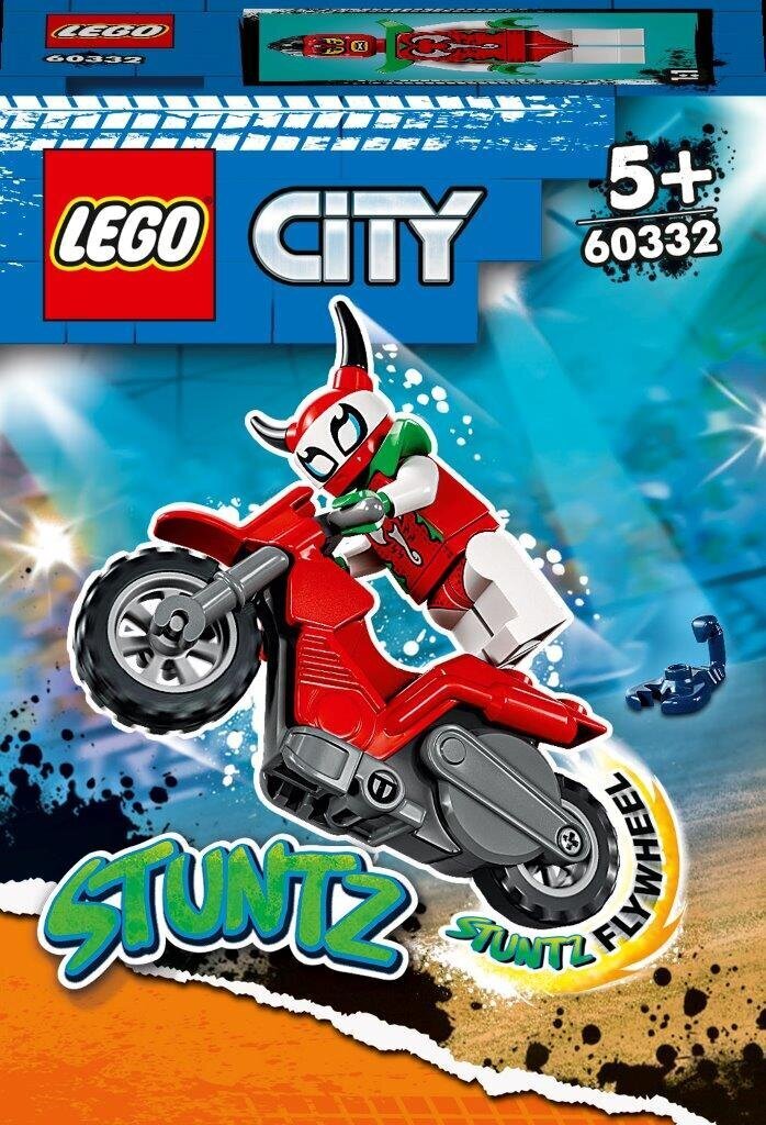 60332 LEGO® City Careless Scorpion -temppupyörä. hinta 