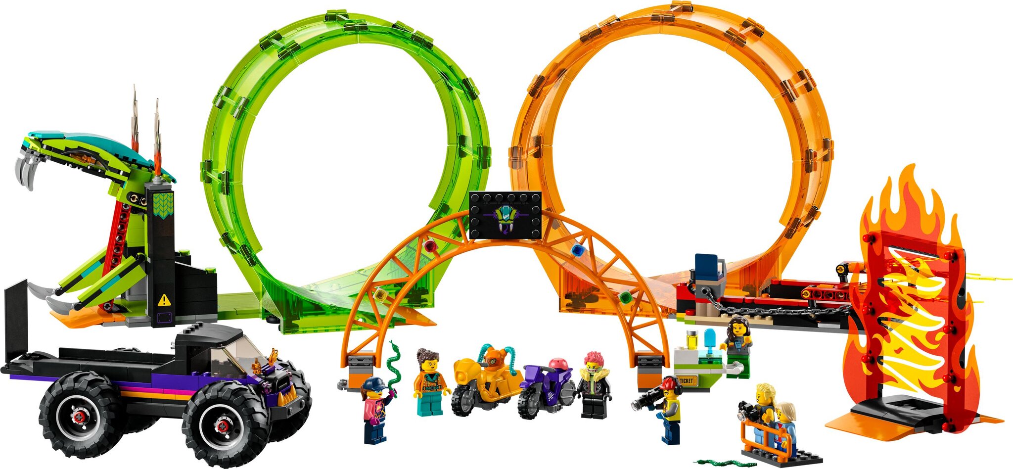 60339 LEGO® City Stunt areena kaksi silmukkaa hinta ja tiedot | LEGOT ja rakennuslelut | hobbyhall.fi