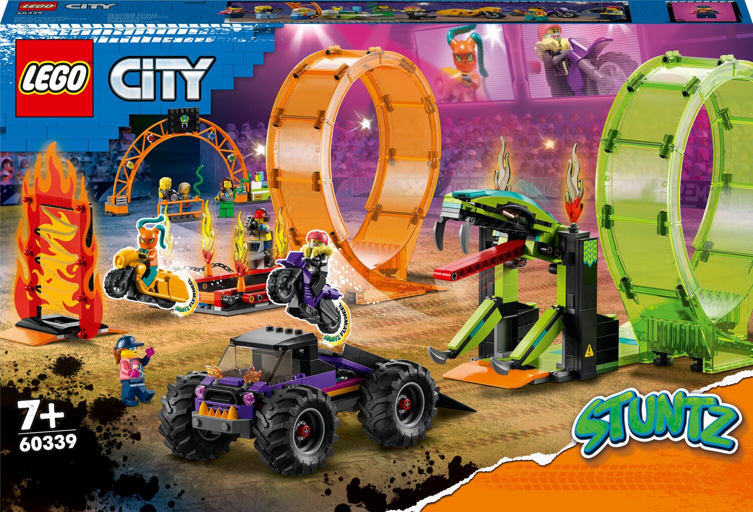 60339 LEGO® City Stunt areena kaksi silmukkaa hinta ja tiedot | LEGOT ja rakennuslelut | hobbyhall.fi