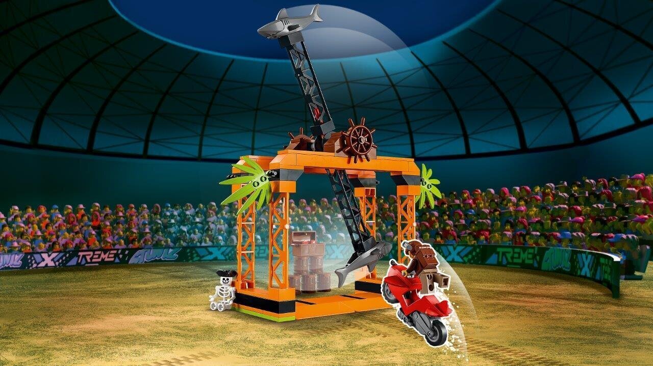 60342 LEGO® City Stunt Shark Attack Trick Fairyland (Keiju). hinta ja tiedot | LEGOT ja rakennuslelut | hobbyhall.fi