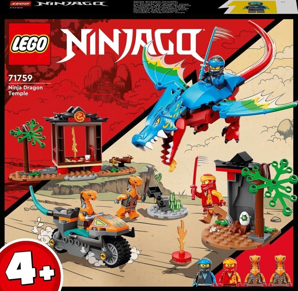 71759 LEGO® NINJAGO Ninja Dragon Temple. hinta ja tiedot | LEGOT ja rakennuslelut | hobbyhall.fi