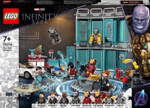 76216 LEGO® Super Heroes Iron Man Armory hinta ja tiedot | LEGOT ja rakennuslelut | hobbyhall.fi