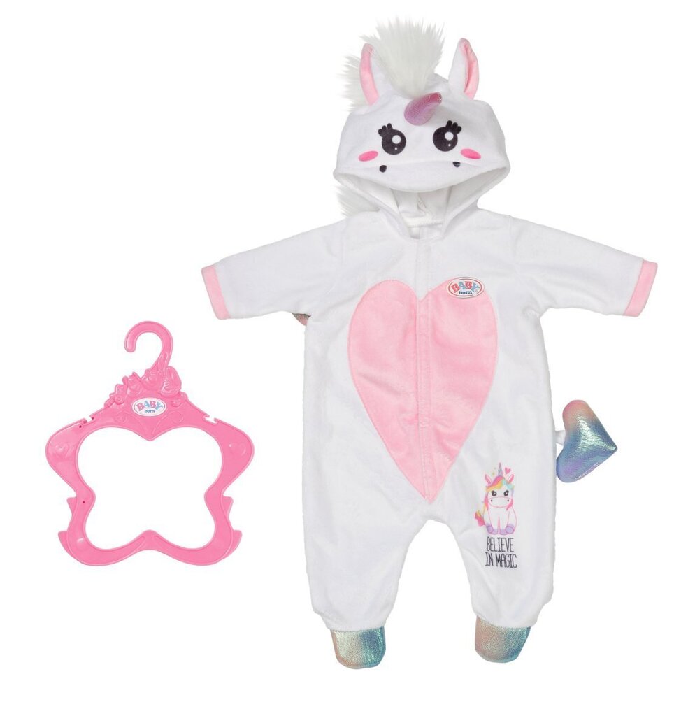 Unicorn haalari Baby Born hinta ja tiedot | Tyttöjen lelut | hobbyhall.fi