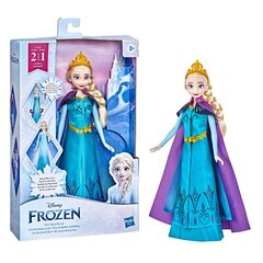 Prinsessa vaihtovaatteineen Elsa Snow Queen 2 (Frozen 2), 28 cm hinta ja tiedot | Tyttöjen lelut | hobbyhall.fi