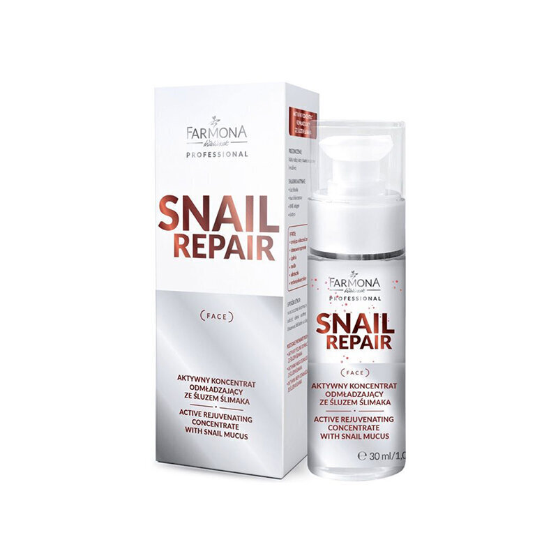 Farmona Snail Repair -etanakonsentraatti, 30 ml hinta ja tiedot | Kasvoöljyt ja seerumit | hobbyhall.fi