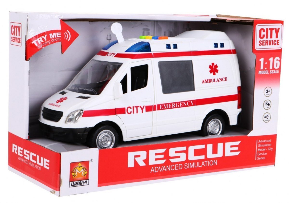 Iso ambulanssi hinta ja tiedot | Poikien lelut | hobbyhall.fi