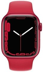 Apple Watch Series 7 GPS + Cellular, 41mm (PRODUCT)RED Aluminium Case with (PRODUCT)RED Sport Band - MKHV3EL/A hinta ja tiedot | Apple Älykellot ja aktiivisuusrannekkeet | hobbyhall.fi