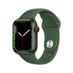 Apple Watch Series 7 GPS + Cellular, 45mm Green Aluminium Case with Clover Sport Band - MKJR3EL/A hinta ja tiedot | Älykellot | hobbyhall.fi