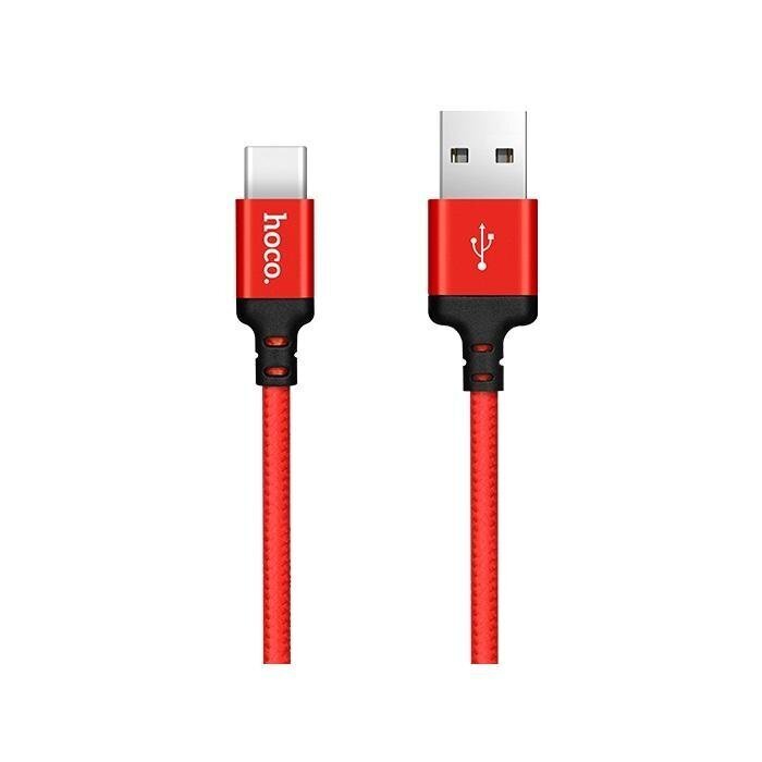 Hoco X14, USB į type-C, 2.1A / 2m hinta ja tiedot | Puhelinkaapelit | hobbyhall.fi