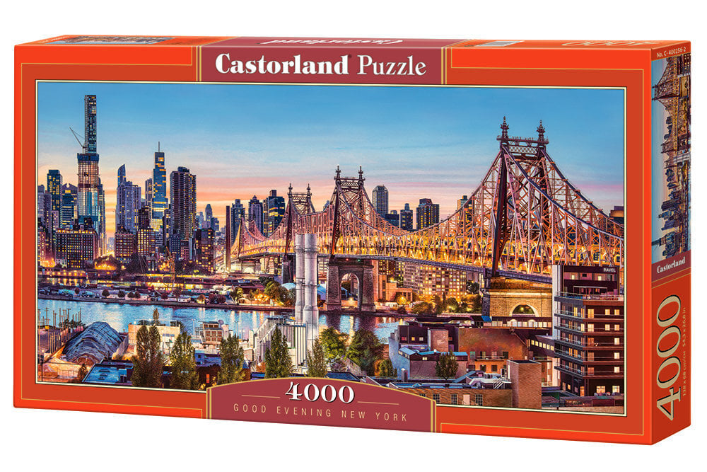 Palapeli Castorland Good Evening New York, 4000 kpl hinta ja tiedot | Palapelit | hobbyhall.fi