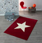 Matto Hanse Home City Mix Star Red Cream 140x200 cm hinta ja tiedot | Isot matot | hobbyhall.fi