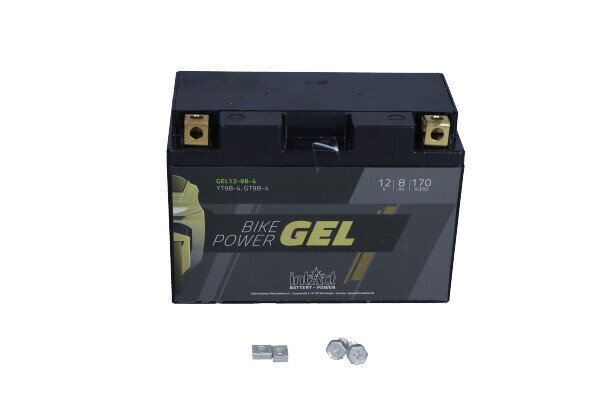 Moottoripyörän akku intAct Battery-Power GEL YT9B-4 12V 8Ah c20 180A hinta ja tiedot | Moottoripyörien akut | hobbyhall.fi