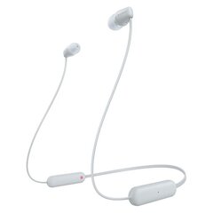 Sony WI-C100 langattomat in-ear kuulokkeet WIC100W.CE7 hinta ja tiedot | Kuulokkeet | hobbyhall.fi