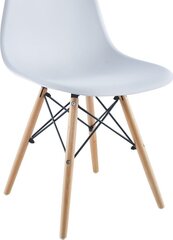 Saska Garden valkoiset tuolit, 2 kpl. hinta ja tiedot | Ruokapöydän tuolit | hobbyhall.fi