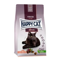 Happy Cat Sterilised Atlantik Lachs -täysiravinto täysikasvuisille kissoille, sis. Atlantin lohta, 4 kg hinta ja tiedot | Happy Cat Lemmikit | hobbyhall.fi