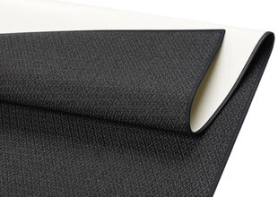 Narma Bello -flatWeave™ sileäksi kudottu matto, musta, Ø 160 cm hinta ja tiedot | Isot matot | hobbyhall.fi