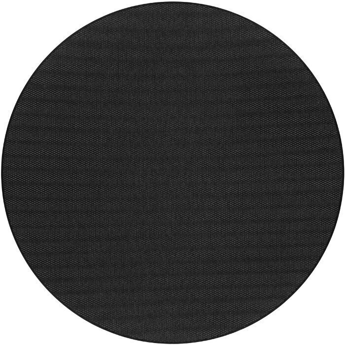Narma Bono -flatWeave™ sileäksi kudottu matto, musta, Ø 160 cm hinta ja tiedot | Isot matot | hobbyhall.fi