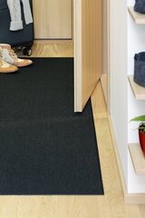 Narma Bono -flatWeave™ sileäksi kudottu matto, musta, 300 x 400 cm hinta ja tiedot | Isot matot | hobbyhall.fi