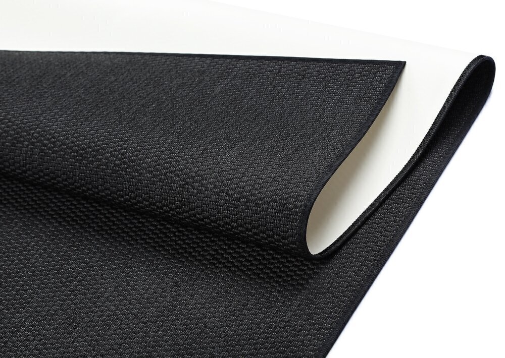 Narma Bono -flatWeave™ sileäksi kudottu matto, musta, 300 x 400 cm hinta ja tiedot | Isot matot | hobbyhall.fi