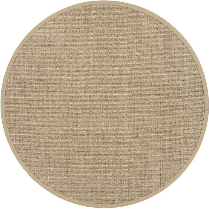 Narma Livos -sisalWeave™ sileäksi kudottu matto, beige, Ø 160 cm hinta ja tiedot | Isot matot | hobbyhall.fi