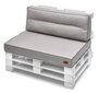 Karol 1 + 1 -pehmusteet eurolavalle, 120 cm, beige hinta ja tiedot | Istuintyynyt, pehmusteet ja päälliset | hobbyhall.fi