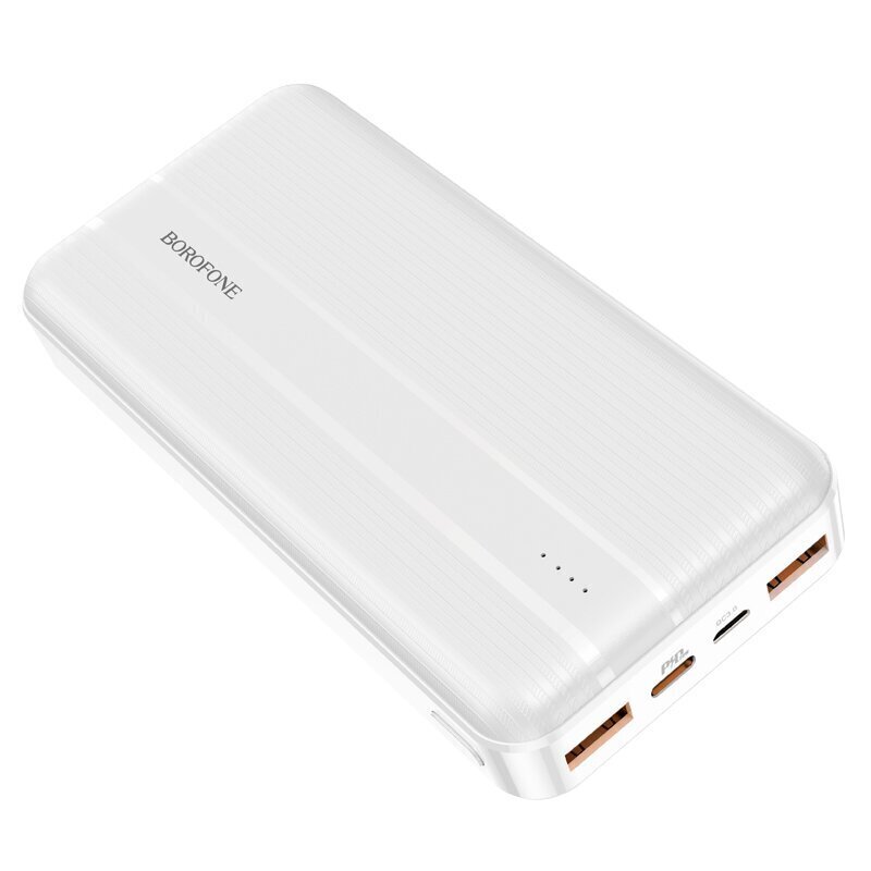 Borofone BJ9A URANUS Varavirtalähde 20000 mAh / 2 x USB valkoinen hinta ja tiedot | Varavirtalähteet | hobbyhall.fi