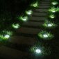 Upotettavat LED-puutarhavalot aurinkopaneelilla Deck Lights, 4 kpl hinta ja tiedot | Puutarha- ja ulkovalot | hobbyhall.fi