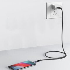 Tellur TLL155431, USB-C/Lightning, 3A hinta ja tiedot | Puhelinkaapelit | hobbyhall.fi