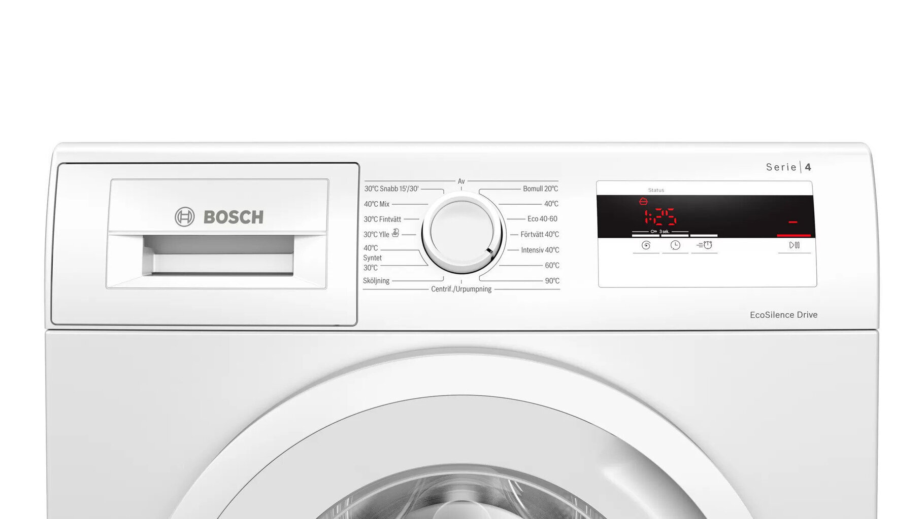 Edestä täytettävä pyykinpesukone Bosch WAN240L2SN, 7 kg 1200 k/min hinta ja tiedot | Pyykinpesukoneet | hobbyhall.fi