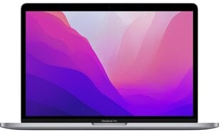 Apple MacBook Pro 13" M2 8C CPU, 10C 8GB/512GB Silver RUS MNEQ3RU/A hinta ja tiedot | Kannettavat tietokoneet | hobbyhall.fi