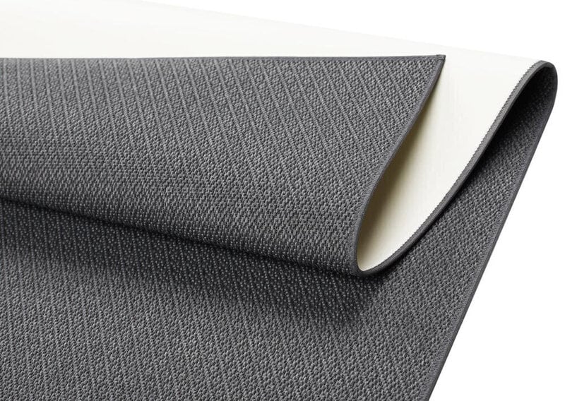 Narma Bello -flatWeave™ sileäksi kudottu matto, harmaa, 80 x 350 cm