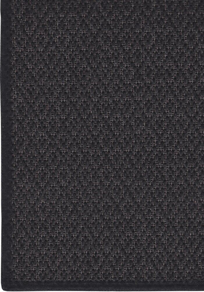 Narma Bello -flatWeave™ sileäksi kudottu matto, musta, 80 x 250 cm hinta ja tiedot | Isot matot | hobbyhall.fi