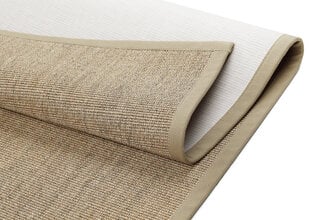 Narma Livos -sisalWeave™ sileäksi kudottu matto, beige, 80 x 300 cm hinta ja tiedot | Isot matot | hobbyhall.fi